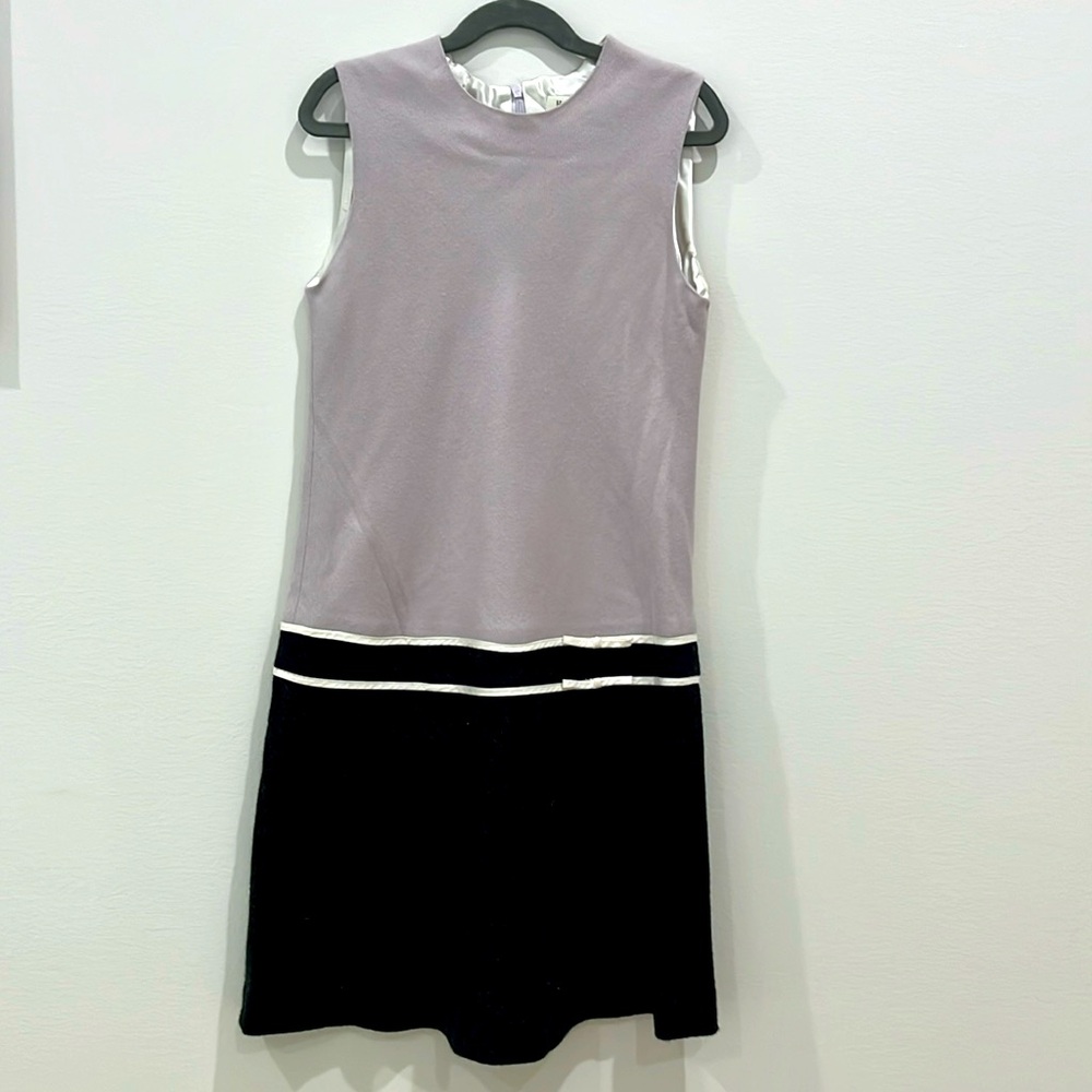 Helena Purple Sheath Dress for Cocktail with Sleeveless Design and Crew Neck